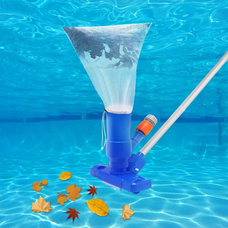 Aspirator de piscina cu segmente de tije din aluminiu si perii [5]