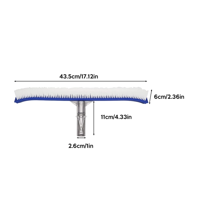 Perie pentru curatare piscină, pereti, 43 cm [1]