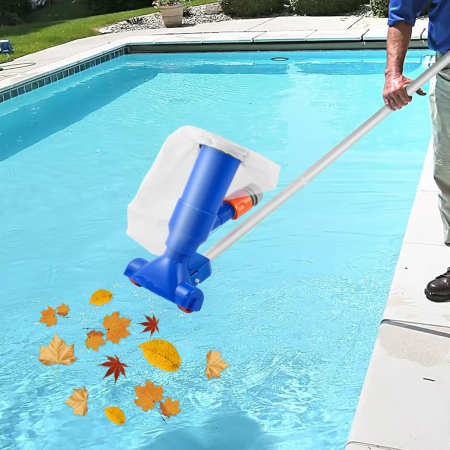 Aspirator de piscina cu segmente de tije din aluminiu si perii [4]