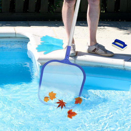 Aspirator de piscina cu segmente de tije din aluminiu si perii [6]