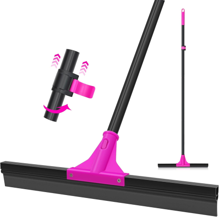 ACCESORII PISCINA - Racleta cauciucata de indepartare apa pardoseli latime 45 cm, maner reglabil 120-148 cm