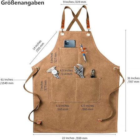 Sort neinflamabil pentru gratar sau activitati mecanice cu curele reglabile [1]