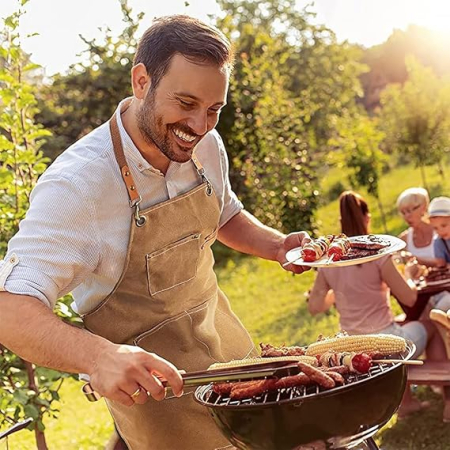 Sort neinflamabil pentru gratar sau activitati mecanice cu curele reglabile [3]