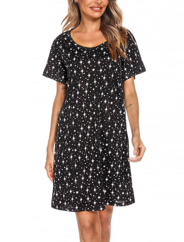 Camasa lejera de somn pentru femei, din material moale XL [3]