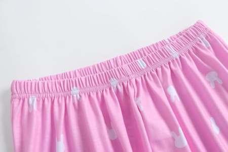 Pijama lejera de somn pentru femei, din material moale, iepurasi M [5]