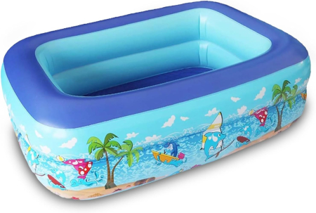 Piscine - Piscina gonflabila pentru copii, cu 2 nivele, 100x70x28 cm