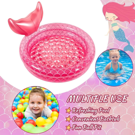 Piscina gonflabila pentru copii, cu 2 nivele, 120x28 cm [1]