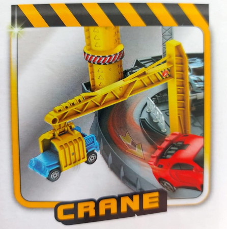 Pista autoturisme cu catapulta si macara, cu 4 masinute [2]