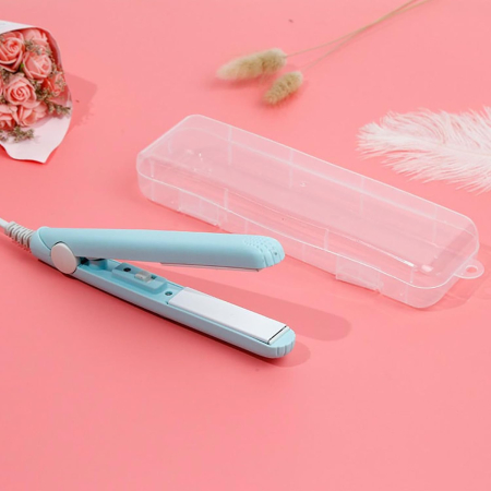 Placa mini 2-in-1 pentru intins ondulat parul, galbena [4]