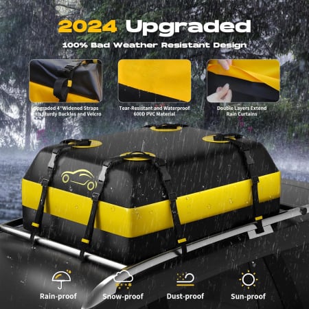 Portbagaj impermeabil pentru plafon auto 425L [1]
