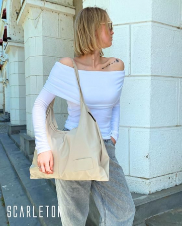 Poseta eleganta de mana neagra din piele PU, cu fermoar si curea detasabila sau ajustabila [1]