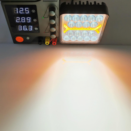 Proiectoare auto suplimentare LED, 6000K, 12/24V, 72W,IP68, 5 moduri lumina-set 2 bucati [5]