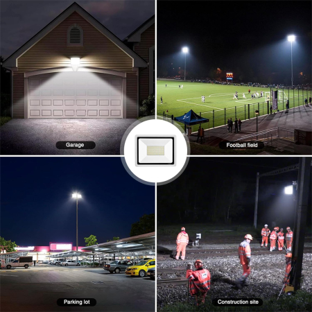 Proiector 100W, 8000Lm, 6500K, impermeabil IP67,LED, alb [7]