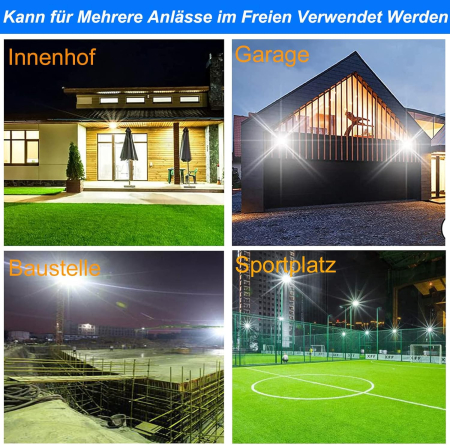 Proiector constructii cu suport, cablu 3 M, 4250Lm, 50W, impermeabil IP66 [5]