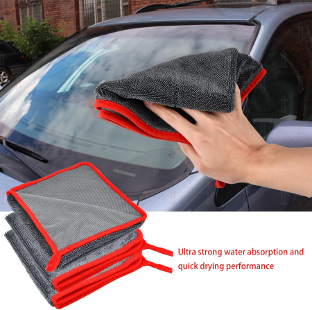 Prosoape absorbante 40x60 cm pentru curatare auto, casa, anexe-set  2 bucati [3]