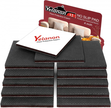 accesorii scaune, mese - Protectii antialunecare pentru mobila 12 bucati 10x10 cm