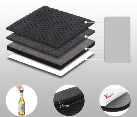 Protectii antialunecare pentru mobila 12 bucati 10x10 cm [2]
