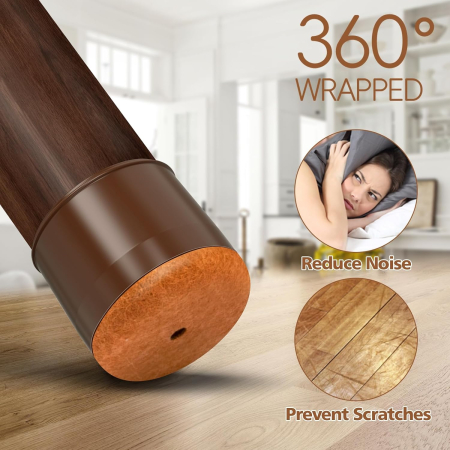 Protectii rotunde pentru picioare scaune, mobila 20-30 mm  set 16 bucati [3]
