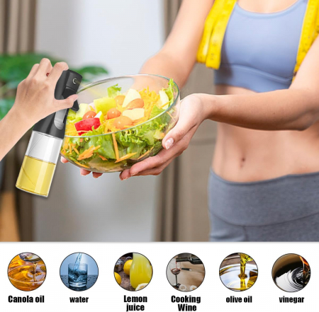 Pulverizator din sticla pentru lichide de bucatarie 300 ml [5]