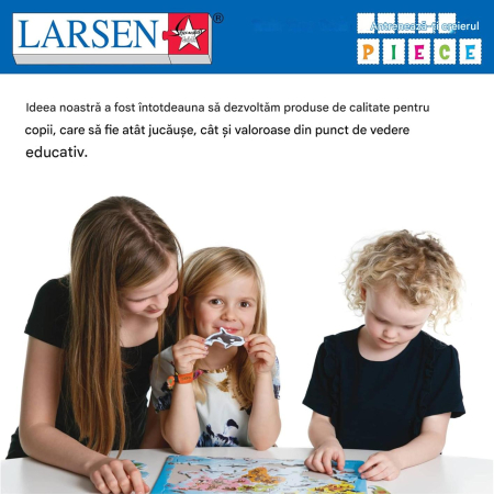 Puzzle distractiv cu Mos Craciun din 26 piese mari [1]