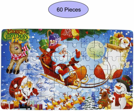 Puzzle distractiv cu Mos Craciun din 60 piese [2]