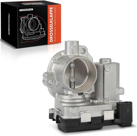 Piese auto - Corp clapetă accelerație 04C133062D, 6 pini, acționare electrică, pentru motoare 1.0 benzină, VW, Seat, Skoda