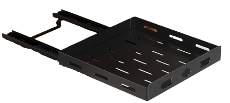 DEPOZITARE - Rafturi extensibile pentru condimente, negru, 22.8x13.3x23.2 cm
