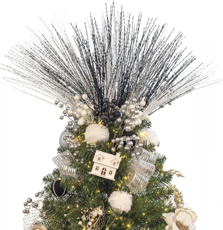 Ramuri ornamentale negre pentru sarbatori set 20 bucati [1]