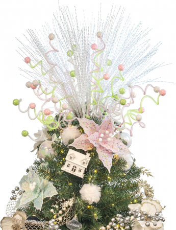 Ramuri ornamentale albe pentru sarbatori set 20 bucati [1]