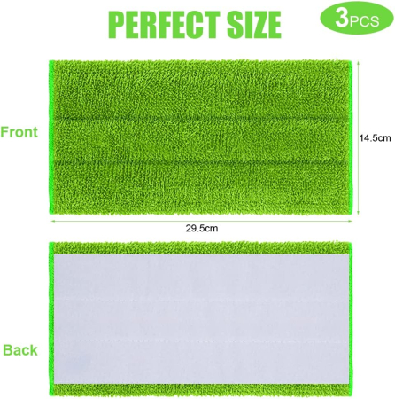 Rezerve mop din microfibra, reutilizabile, lavabile, set 3 bucati [1]
