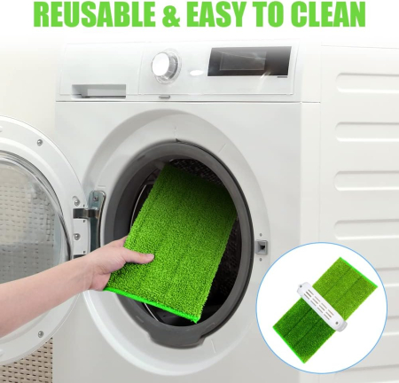 Rezerve mop din microfibra, reutilizabile, lavabile, set 3 bucati [5]