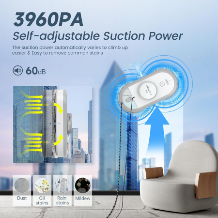 Robot Curățare Geamuri Pulverizator Automat Rezervor 50 ml – X8 [2]