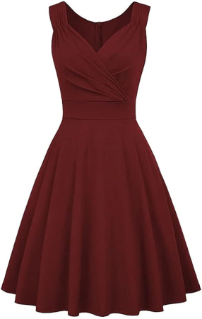 ROCHII - Rochie casual lejera pentru femei, rosie L