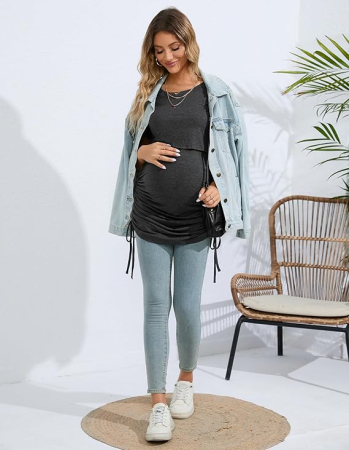 Rochie reglabila de îngrijire maternală pentru alăptare la sân 2XL [1]