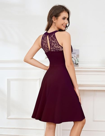Rochie eleganta lunga pana la genunchi, fara mâneci, Visinie 2XL [1]