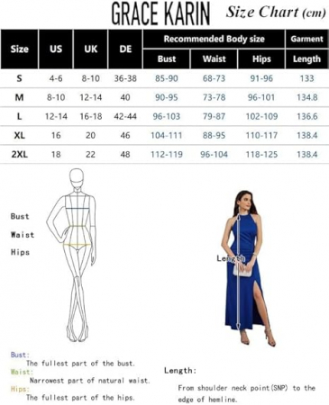 Rochie eleganta lunga, mulata pe corp, fără mâneci, albastra, S [4]