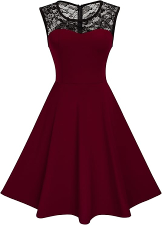 ROCHII - Rochie visinie eleganta, mulata pe corp, fara mâneci, S