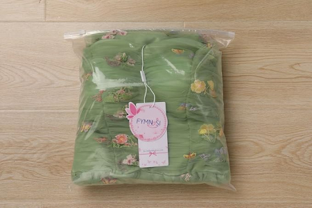 Rochie lunga eleganta din satin, fara maneci, verde deschis, marimea S [2]
