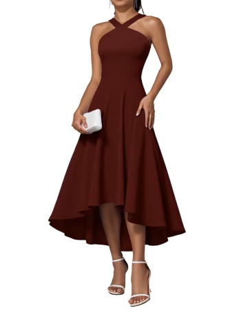 ROCHII - Rochie visinie eleganta de vara,lungime peste genunchi, decolteu in V, fermoar ascuns pe spate, 2XL