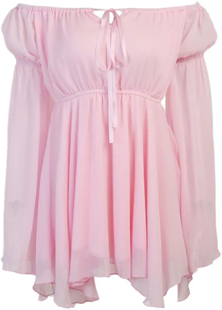 Rochie respirabila din  sifon, cu umeri goi, M [4]