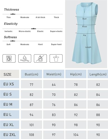 Rochie sport pentru femei, set cu pantaloni scurti, roz XL [3]