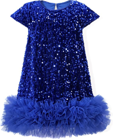 Rochii fete - Rochie Elegantă Fete din Catifea și Tulle, Paiete, Stil Prințesă, 18-24 Luni