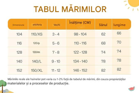 Rochita alba casual medie, model cu flori 120 5-6 ani [5]