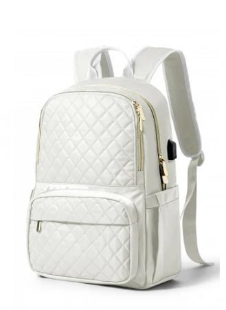 RUCSACURI - Rucsac, ghiozdan scoala, calatorii, fitness cu USB crem