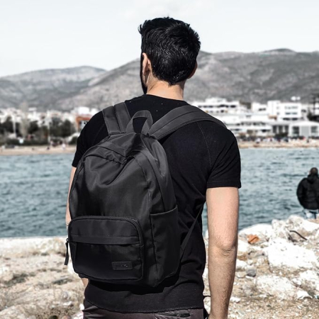 Rucsac impermeabil, ghiozdan scoala, calatorii, fitness negru 18L [5]