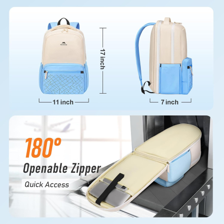 Rucsac robust impermeabil, ghiozdan scoala, calatorii, fitness 18 x 28 x 43 cm; 530 g [2]