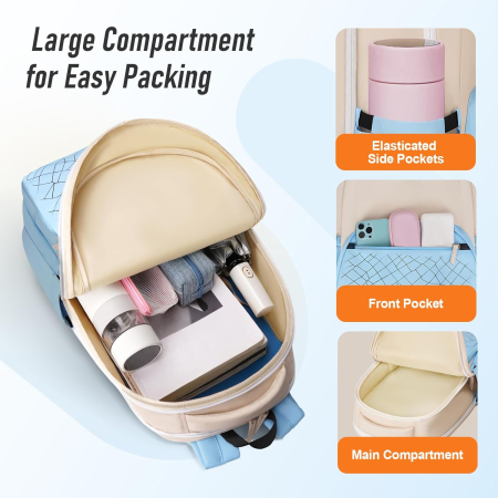 Rucsac robust impermeabil, ghiozdan scoala, calatorii, fitness 18 x 28 x 43 cm; 530 g [5]