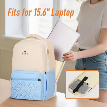 Rucsac robust impermeabil, ghiozdan scoala, calatorii, fitness 18 x 28 x 43 cm; 530 g [6]