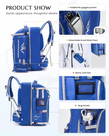 Rucsac impermeabil pentru drumetii 61 L [5]