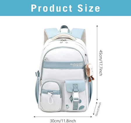Rucsac robust impermeabil, ghiozdan scoala, calatorii, fitness 30 x 10 x 45 cm; 740 g [5]